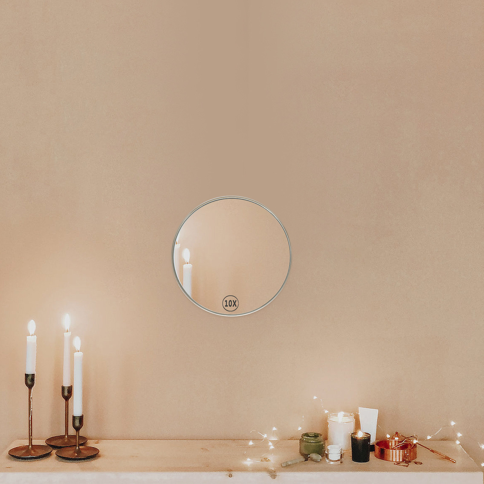 Shaving Mirror Suction - Jednostronne lusterko powiększające z przyssawką do