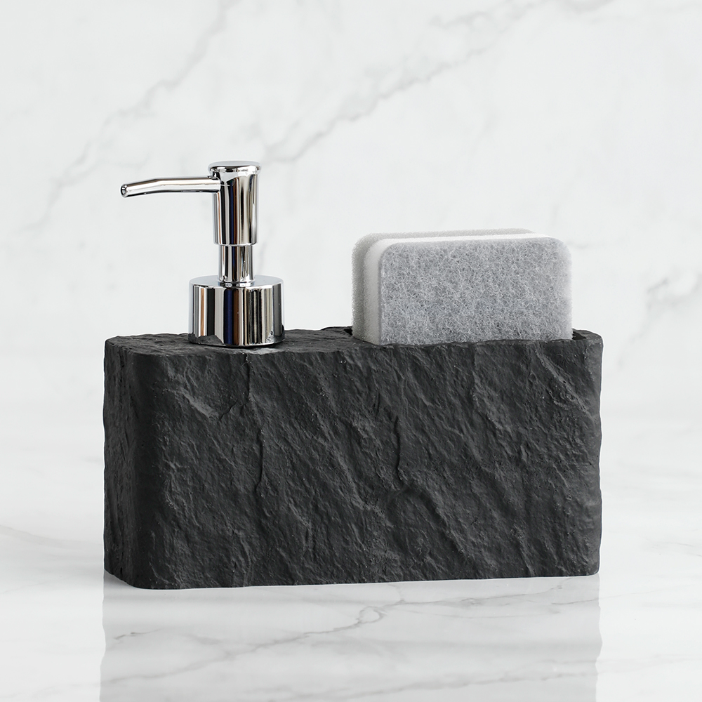Home Bathroom Soap Dispenser - Dozownik mydła z gąbką Zlew kuchenny