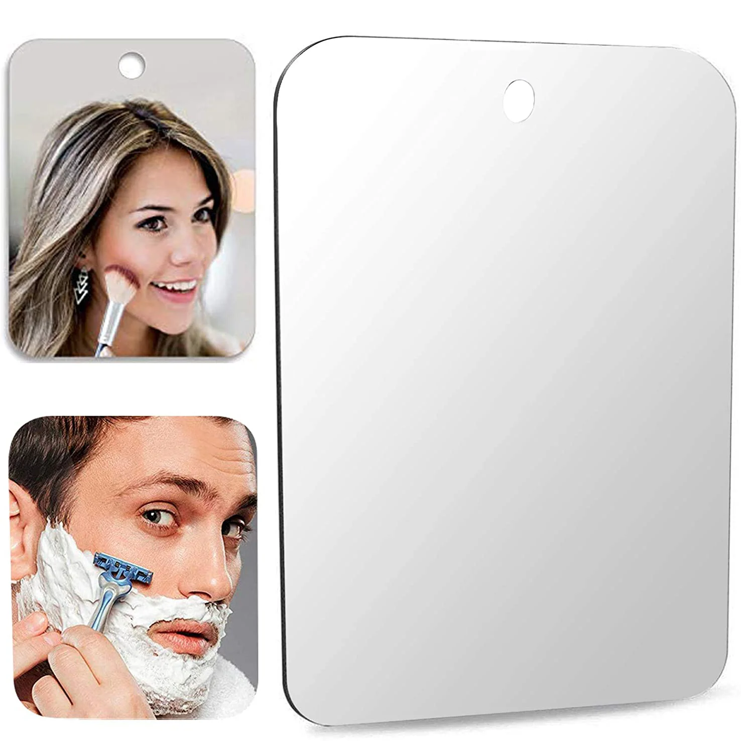 Shaving Mirror Suction - Akrylowe lusterko podróżne z zasysaniem ściennym