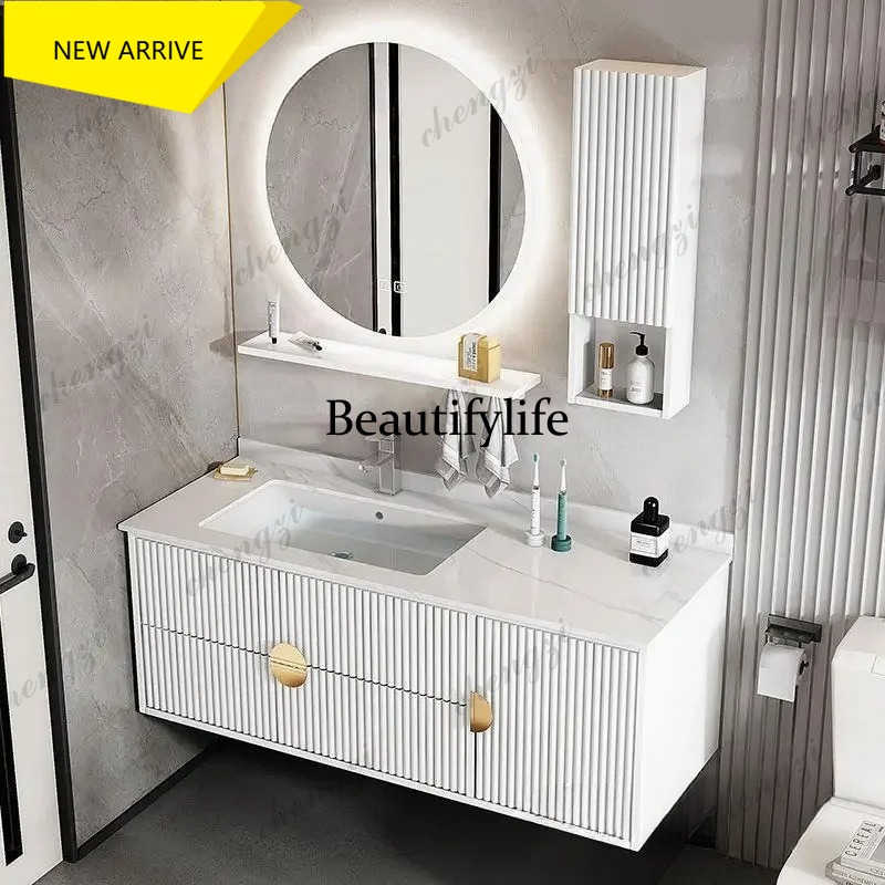 Home Bathroom Vanity Combo - Kompaktowa szafka łazienkowa M178 z ceramiczną