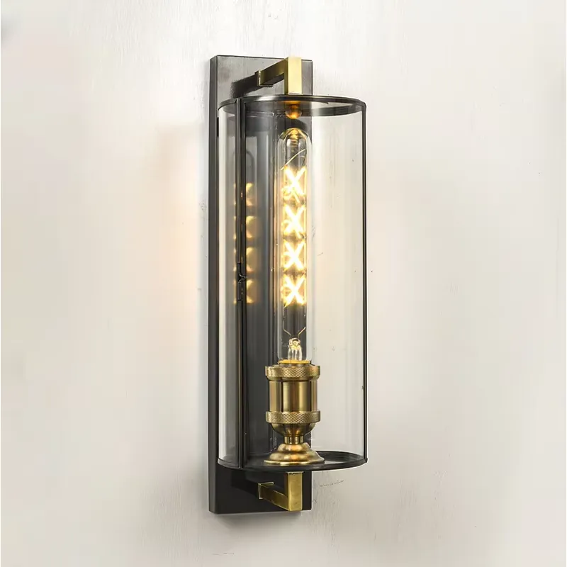 Home Kitchen & Bathroom - Nowoczesne złote cylindryczne lampy wiszące LED