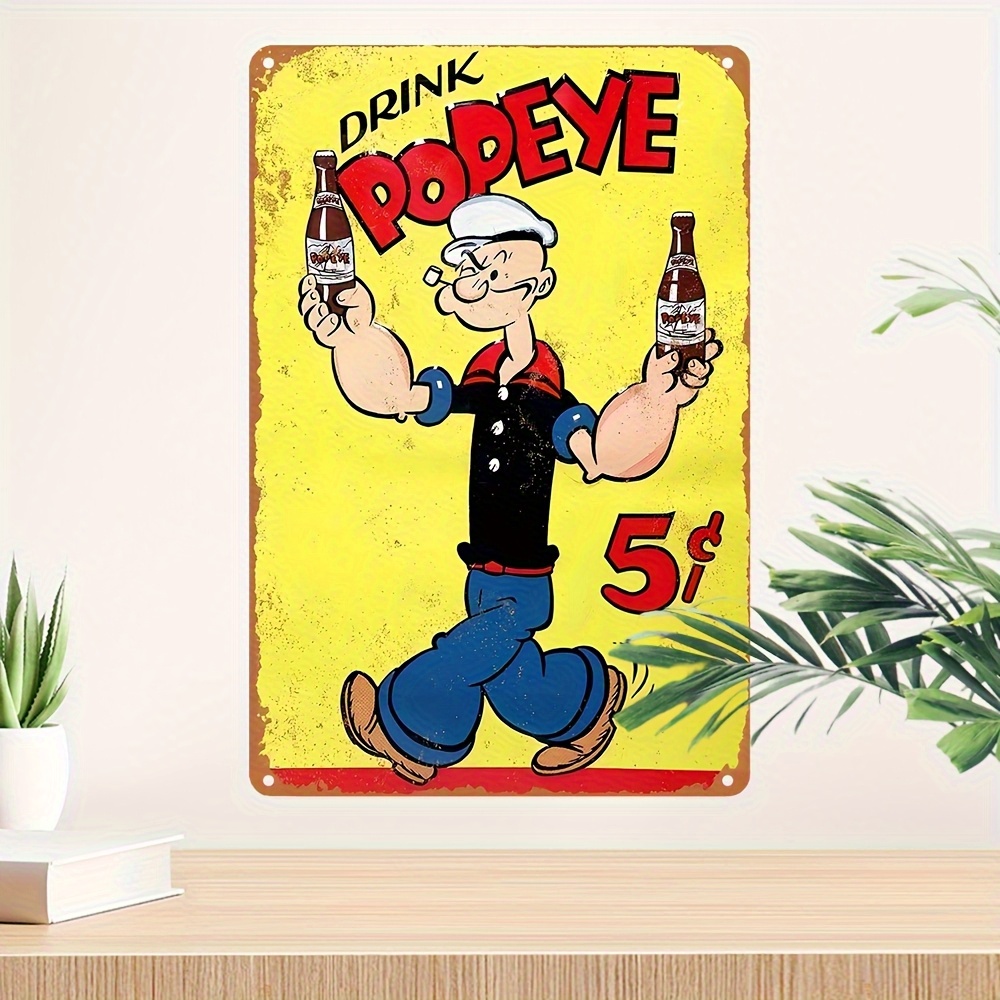 Home Bathroom Wall Art - Vintage Metalowy Znak Blaszany Żeglarz dla