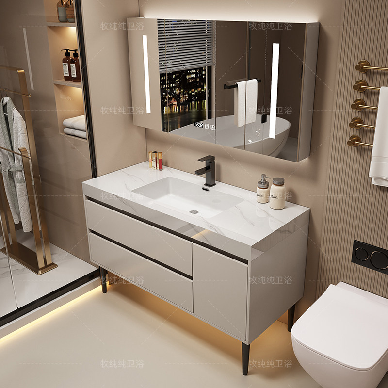 Home Bathroom Vanity Combo - Szafka łazienkowa nad lustro, przegródki, przechowywanie,