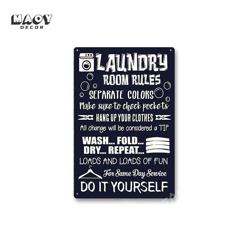 Slogan Metalowy Znak Blaszany  – Home Bathroom Wall Art recenzja i cena