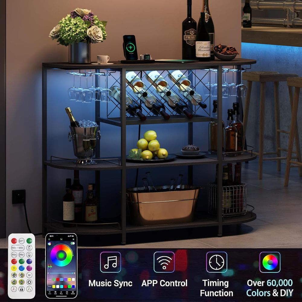 Czarny 3-poziomowy stolik kawo – Home Kitchen & Bathroom recenzja i cena