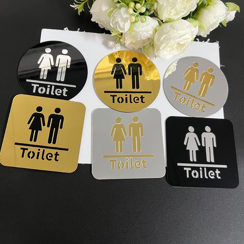 Znak toaletowy akrylowy 10 cm  – Jet Home Bathroom Mirrors recenzja i cena