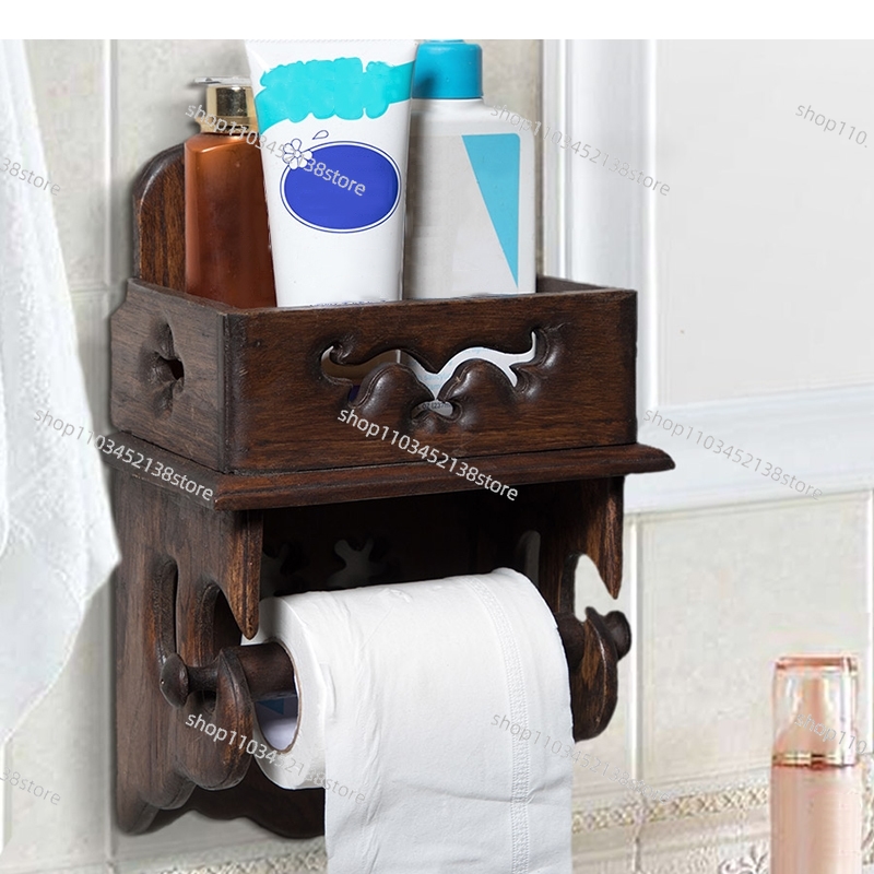 Drewniany uchwyt na ręczniki p – Home Bathroom Paper Towel Holder recenzja i cena