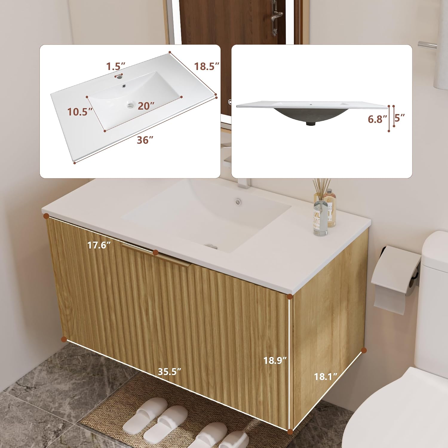 Nowoczesna wisząca szafka łazi – Home For Bathroom recenzja i cena