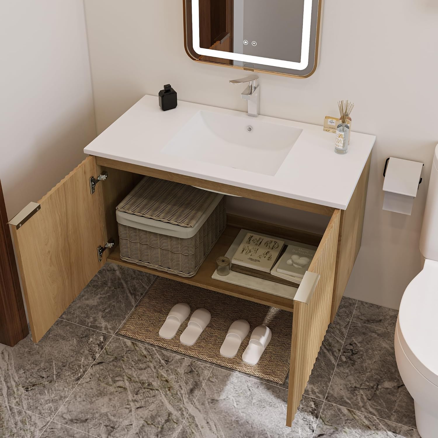 Nowoczesna wisząca szafka łazi – Home For Bathroom recenzja i cena