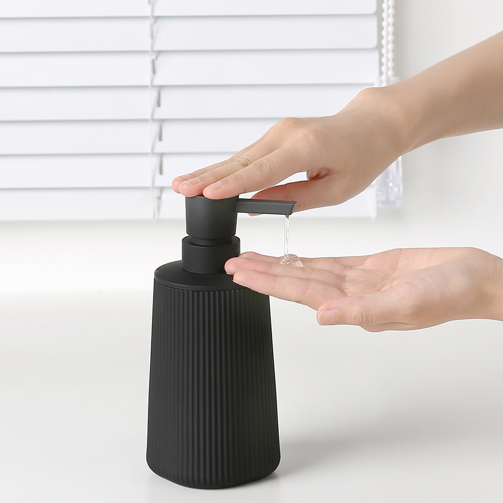 Nowoczesny, prążkowany, plasti – Home Bathroom Soap Dispenser recenzja i cena