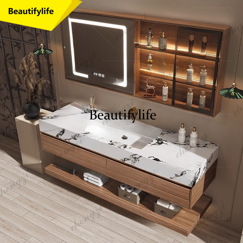 M02 Toaletka Drewniana Szafka  – Home Bathroom Vanity Combo recenzja i cena