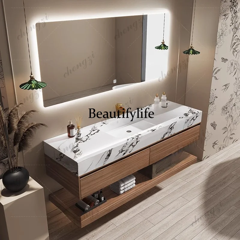M02 Toaletka Drewniana Szafka  – Home Bathroom Vanity Combo recenzja i cena