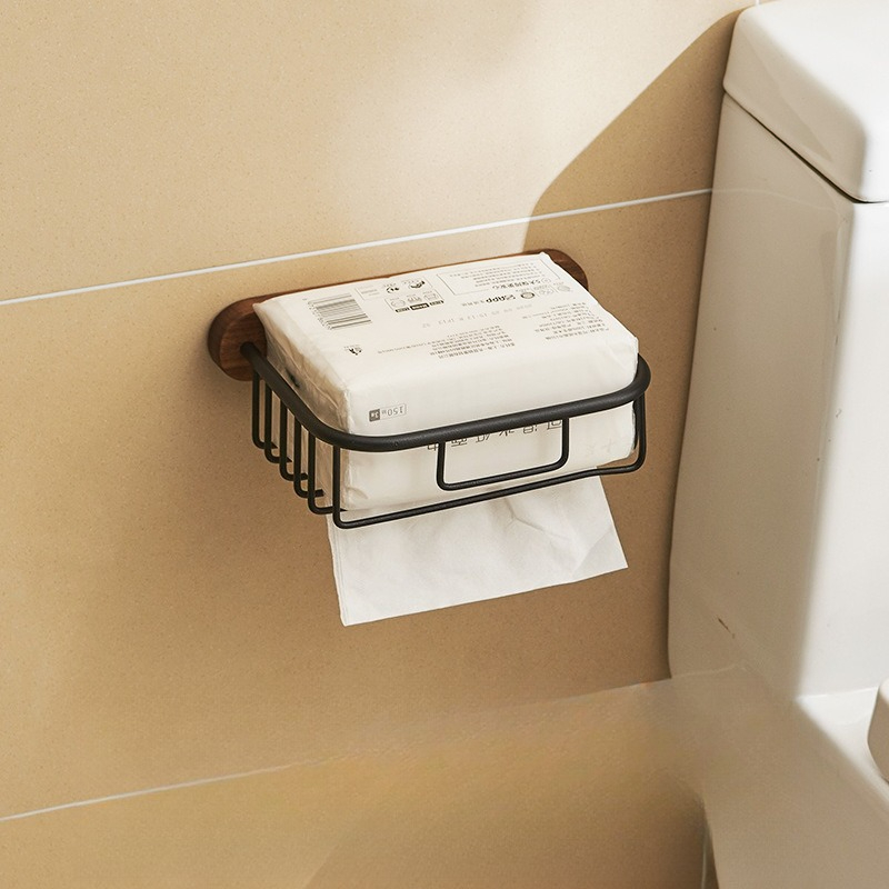 Drewniany uchwyt na chusteczki – Home Bathroom Paper Towel Holder recenzja i cena