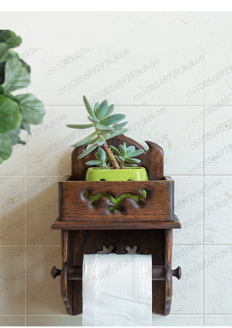 Drewniany uchwyt na ręczniki p – Home Bathroom Paper Towel Holder recenzja i cena