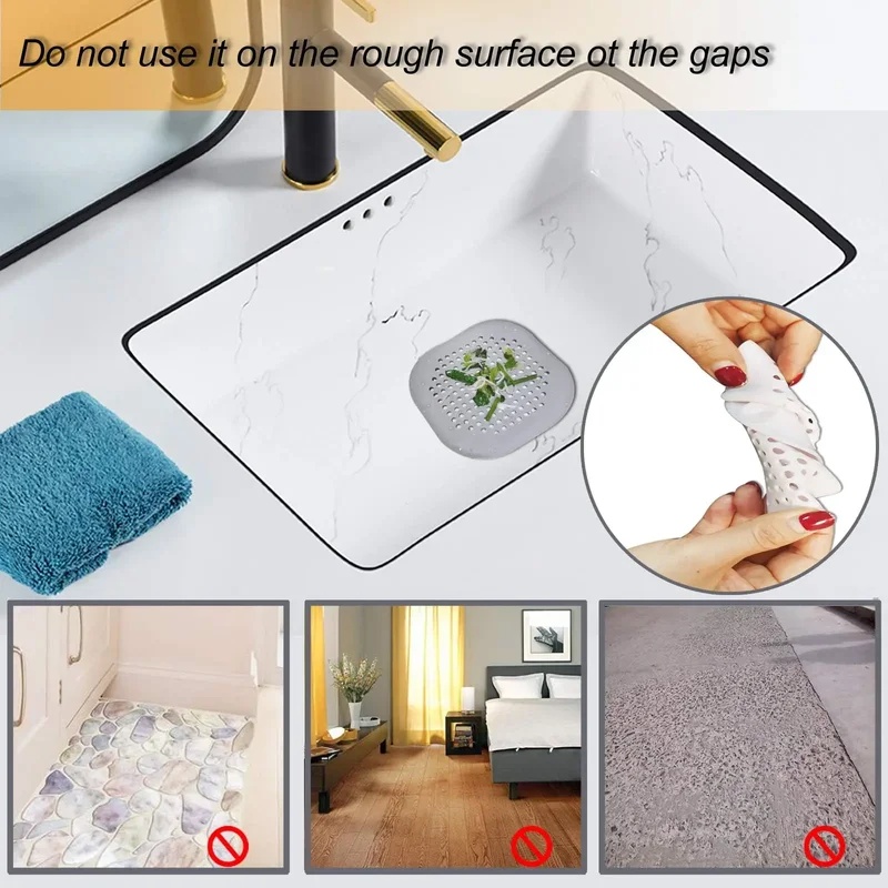 Zatyczka do odpływu, silikonow – Home Bathroom Water Filter recenzja i cena