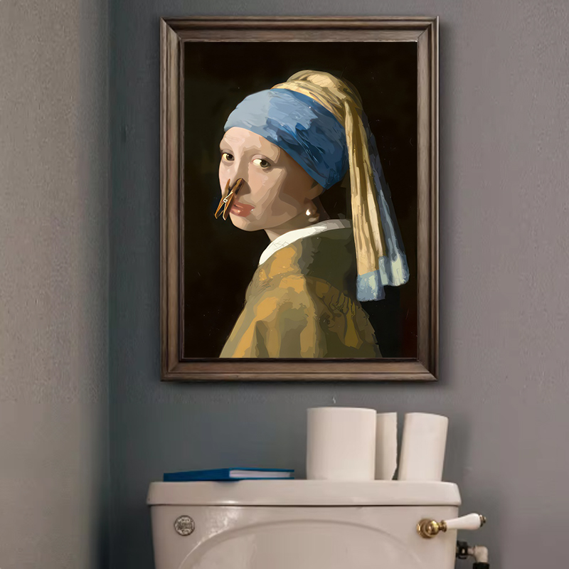 1 szt. Zabawny Abstrakcyjny Wy – Home Bathroom Wall Art recenzja i cena