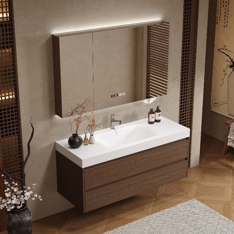Drewniane przegrody Szafka łaz – Home Bathroom Vanity Combo recenzja i cena