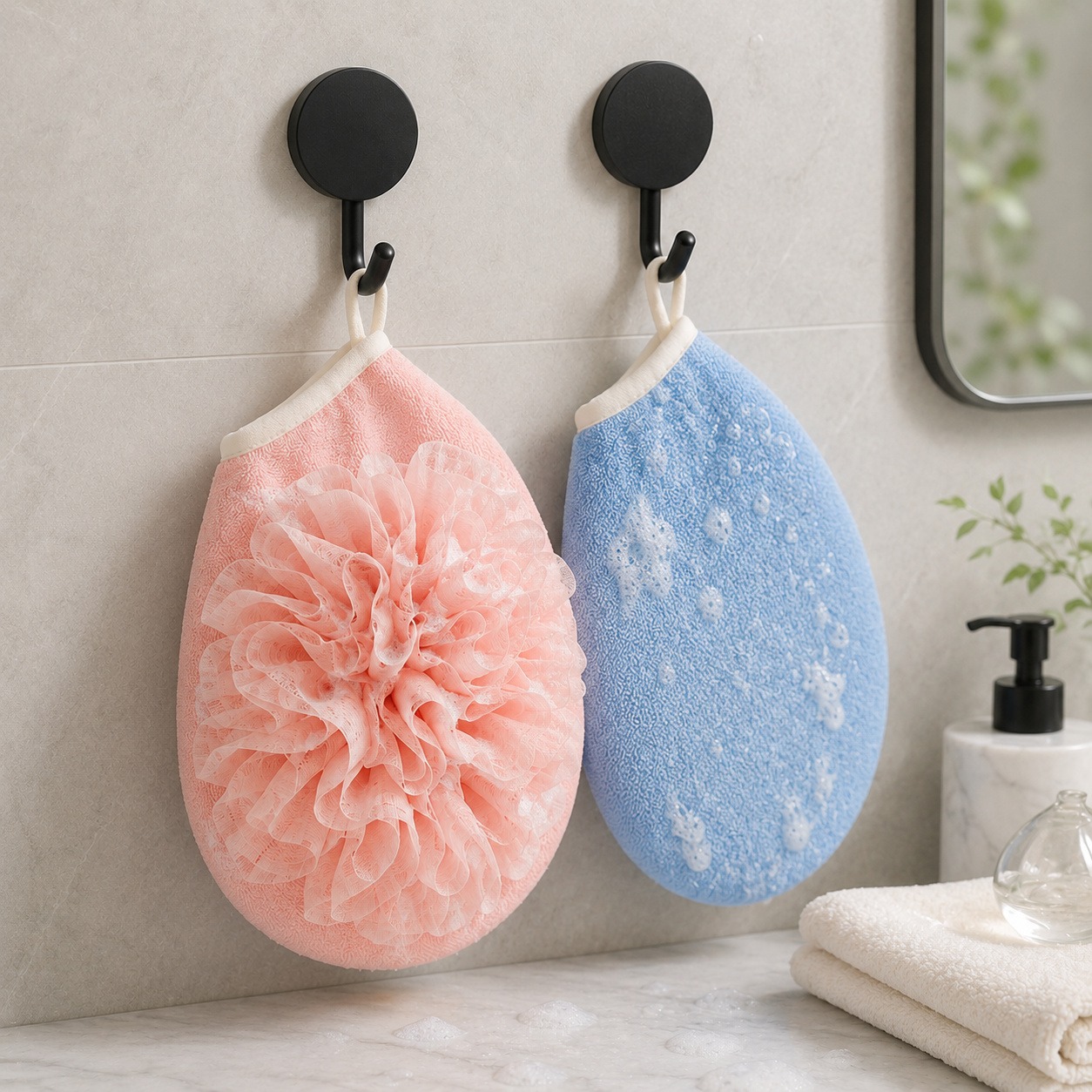 2 pary rękawic kąpielowych + 2 – Home Bathroom Cleaning Kit recenzja i cena
