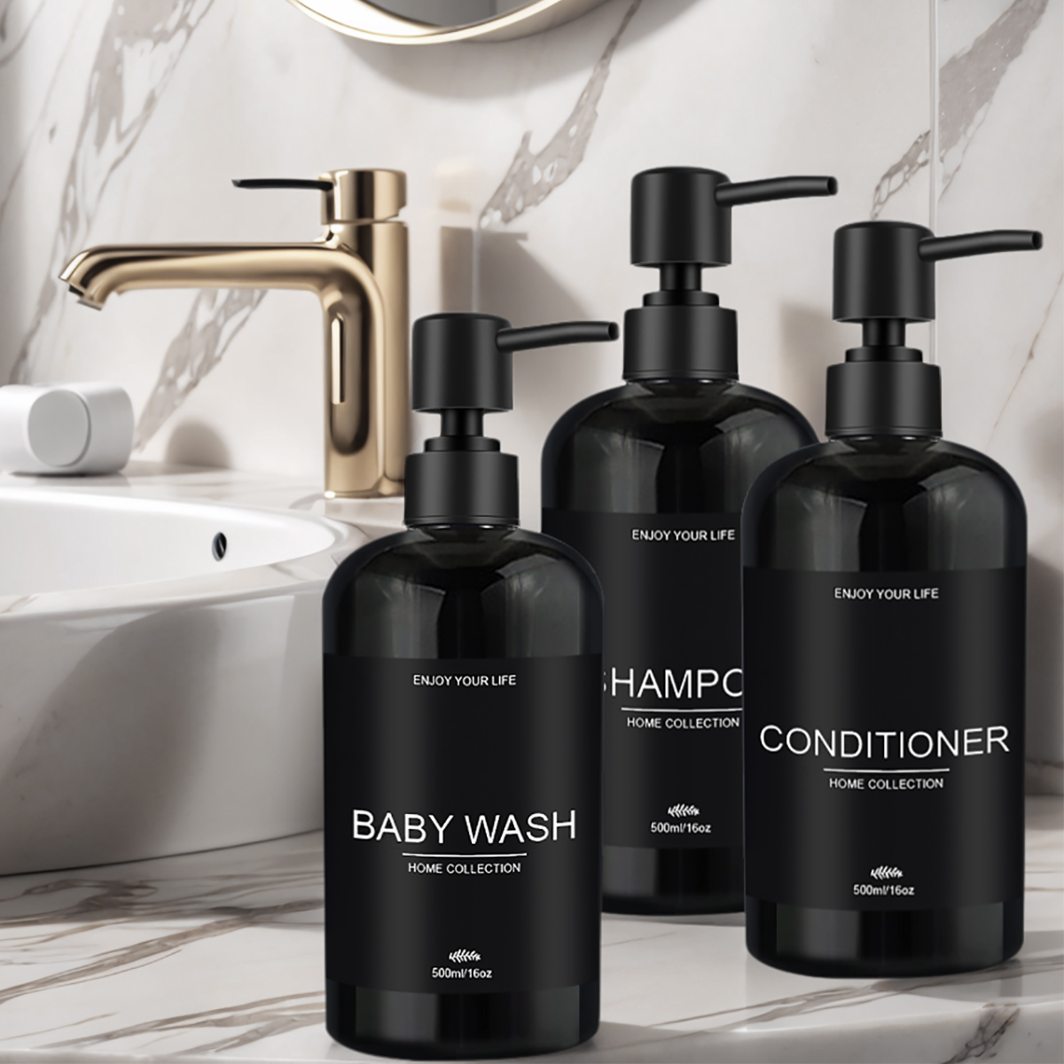 3 szt. Łazienka wielokrotnego  – Home Bathroom Soap Dispenser recenzja i cena