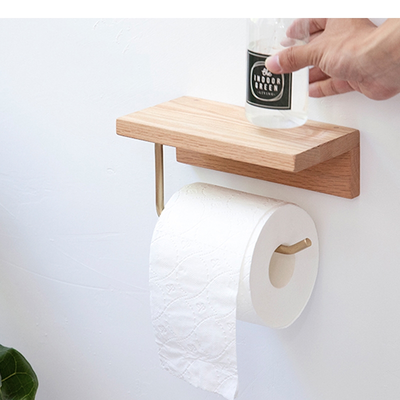 Drewniany pojemnik na chustecz – Home Bathroom Paper Towel Holder recenzja i cena