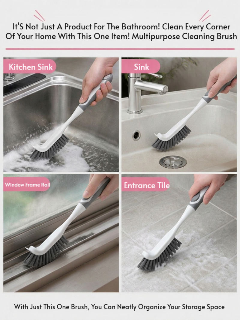 Zestaw szczotek do szorowania  – Home Bathroom Cleaning Kit recenzja i cena